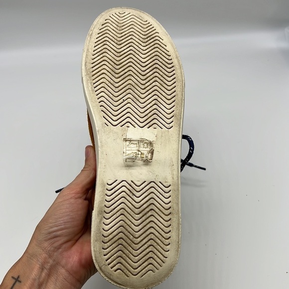 Urban Outfitters- Ivy Tan Suede Blue Lace Up Slip On Hiker Mule Size 6 - Picture 12 of 12